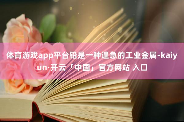 体育游戏app平台铅是一种遑急的工业金属-kaiyun·开云「中国」官方网站 入口